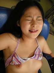 Brunette Sayaka gets drilled hard