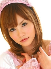 Hitomi Yoshino in her maid costume