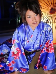 Terrific kimono lady Nene Nagasawa