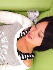 Cute teen slut sucks a big dick