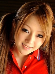 Cute Ria Sakurai shows her tits