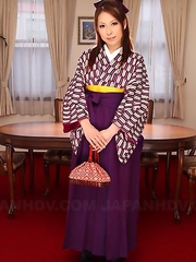 Nasty kimono lady Himeki Kaede
