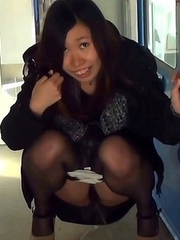 Japanese Piss Fetish Videos - Girls Pissing - Public Pussies On A Train