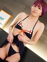 Shiori Fujimori gets into some sexy costume for us today to cosplay