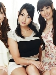 Kaede Oshiro, Haruka Megumi and Mizuki, the three hot sisters