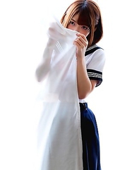 Sexy japanese schoolgirl Mari Rika