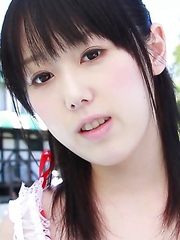 te. Besides Machiko booty looking incredible in a tiny tight white thong, she got a couple of toys in her nurse bag that need testing