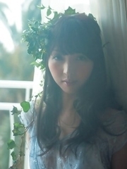 Neo in long dress goes to enjoy reading book in the forest