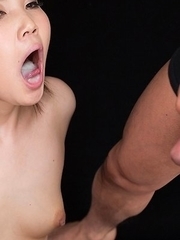 Karen Kosaka Sucks Cock with Thick Cum