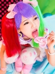 Shuri Atomi Sucks Candy Dick