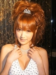 Hot Saki, Yuki, Shiho, Karin in long dresses